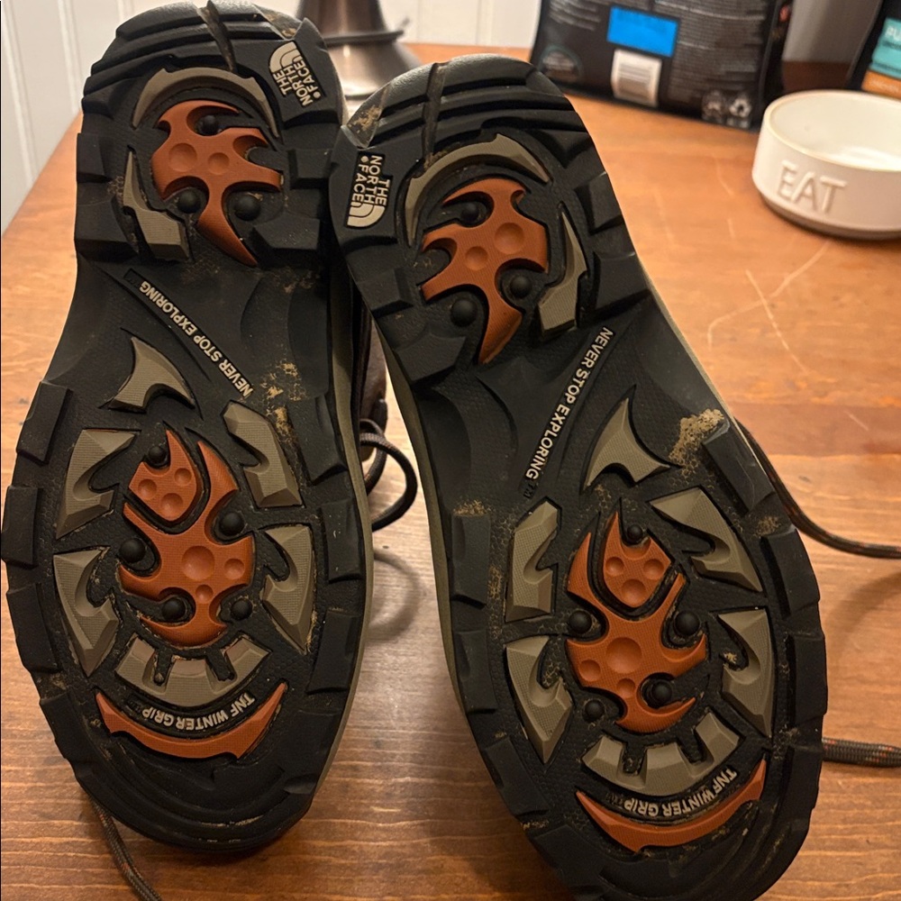 The North Face Tan and Black Hiking Boots - Picture 4 of 5